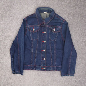 VTG Womens Watch LA Made in USA Medium (Fits XS) Dark Wash Denim Jean Jacket